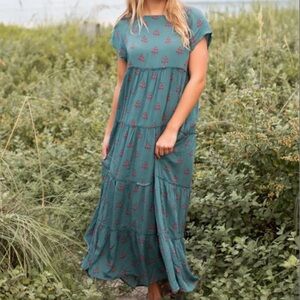 Berkeley Floral Tired Teal